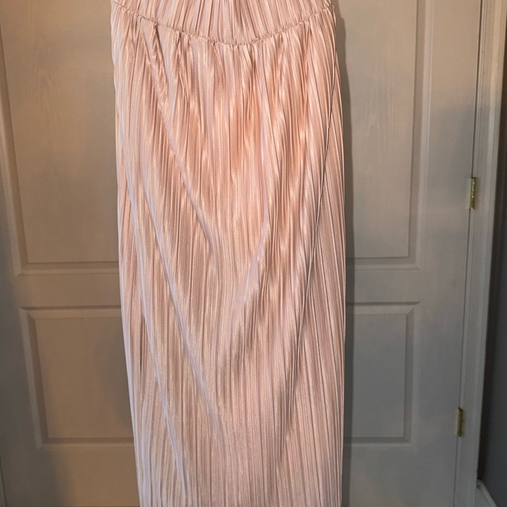 Torrid Soft Pink Pleated Maxi Skirt